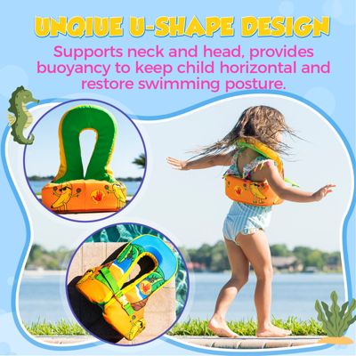 Paddle Pals Splash Child Swim Vest, Toddler Floatie - PFD Life Jacket for Kids