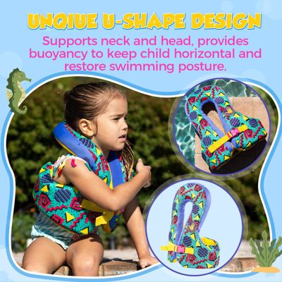 Paddle Pals Splash Child Swim Vest, Toddler Floatie - PFD Life Jacket for Kids