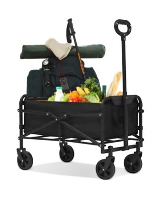 VEBREDA Outdoor Folding Wagon Cart Multi-Purpose Camping Cart Heavy Duty - Macy's