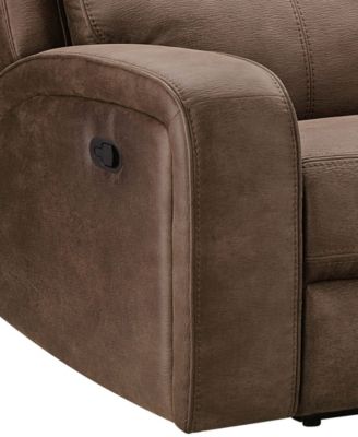 64" Fabric Manual Reclining Loveseat