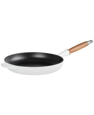 Enameled Cast Iron Alpine Wood Handle 2.25-Qt. Fry Pan