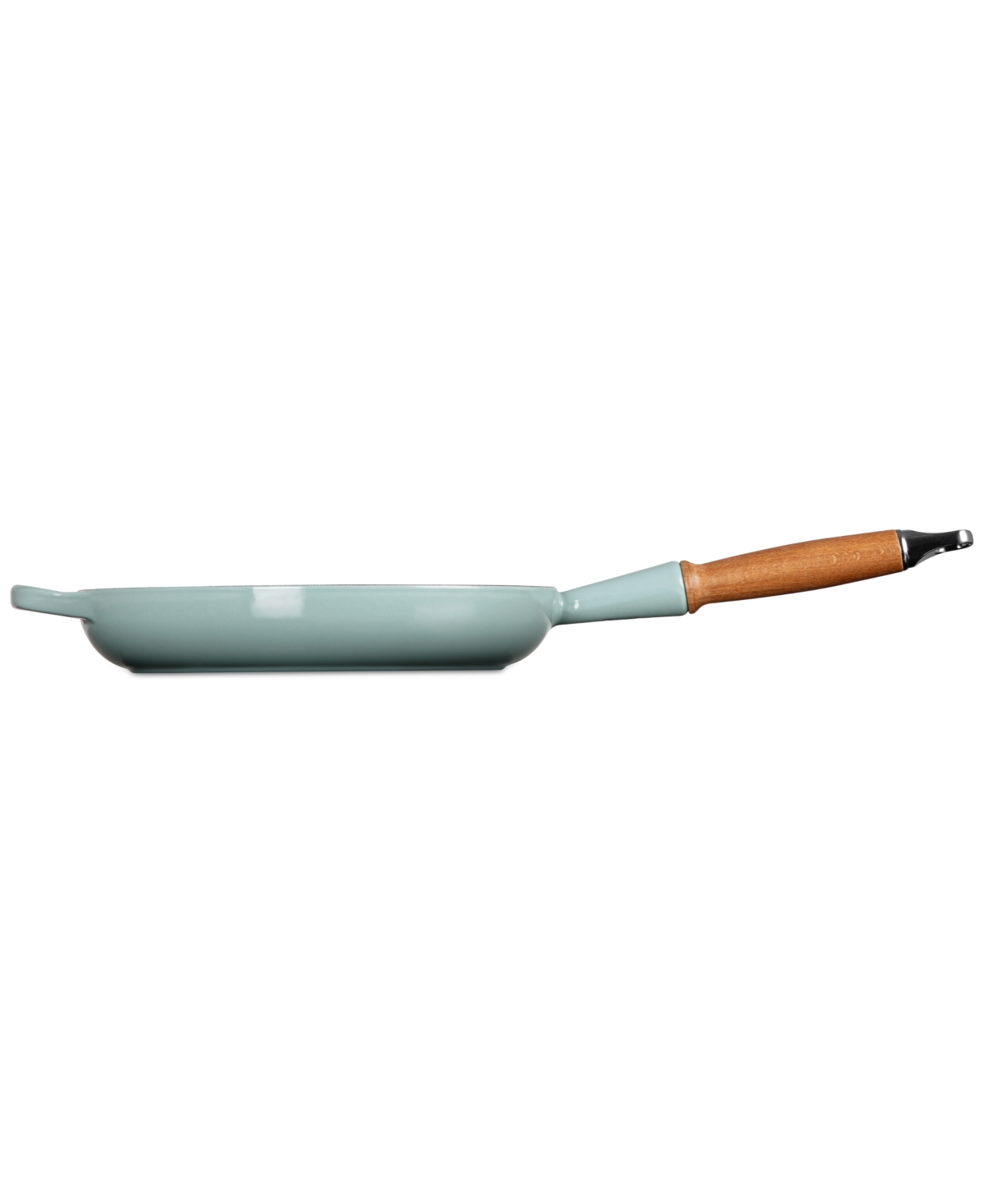 Le Creuset Enameled Cast Iron Alpine Wood Handle 2.25-qt. Fry Pan In Shallot