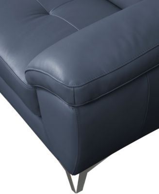 70" Top Grain Leather Loveseat