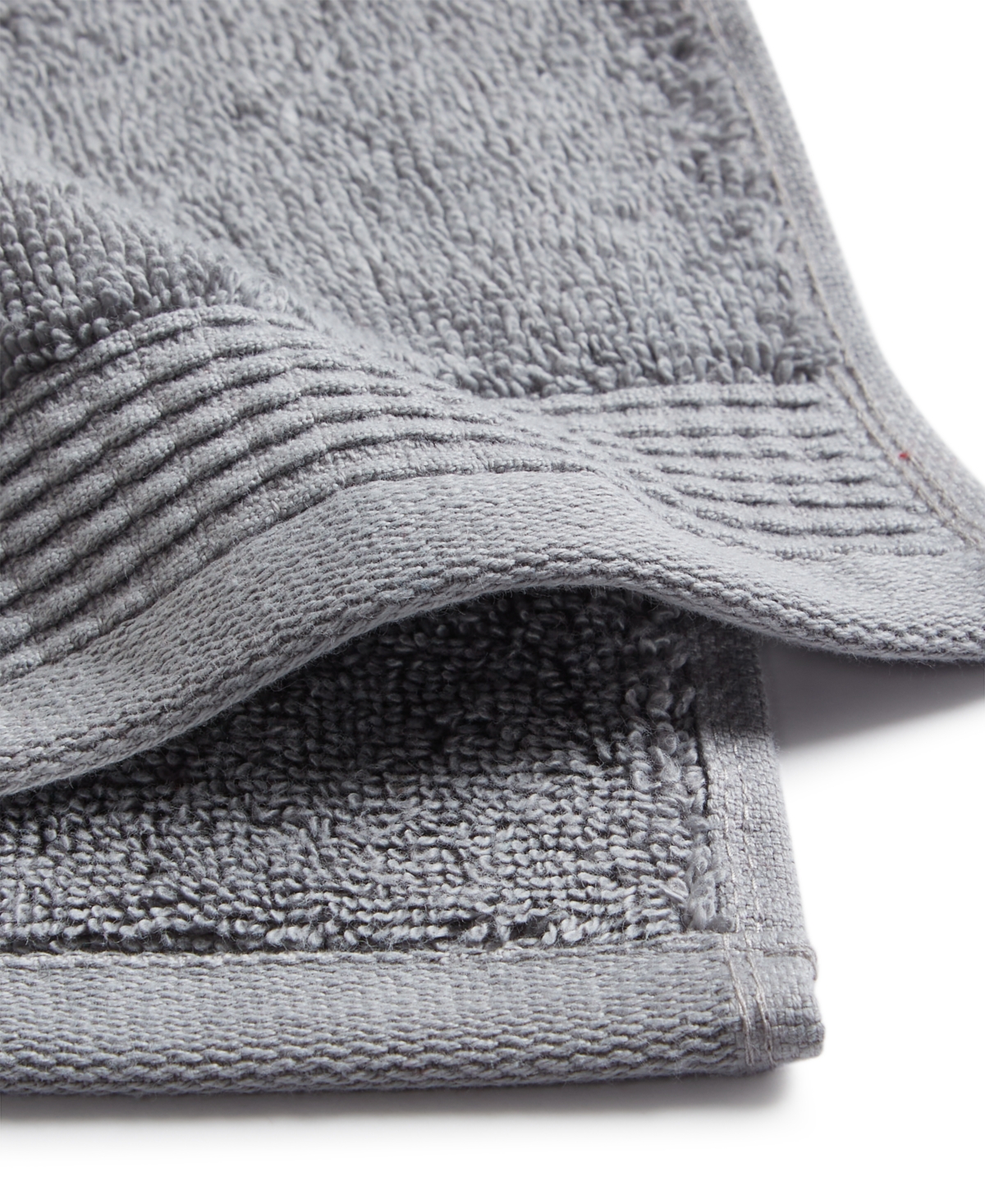Charter Club Signature Washcloth, 13" X 13", Exclusively At Macy's In Stone
