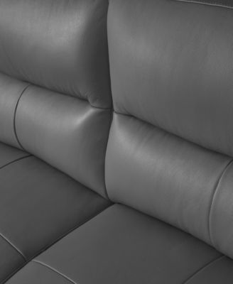 86" Top Grain Leather Sofa