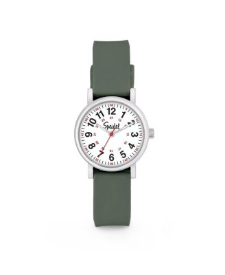 Speidel Womens Scrub Petite Watch for Medical Professionals 28mm in Wine - Green 50$