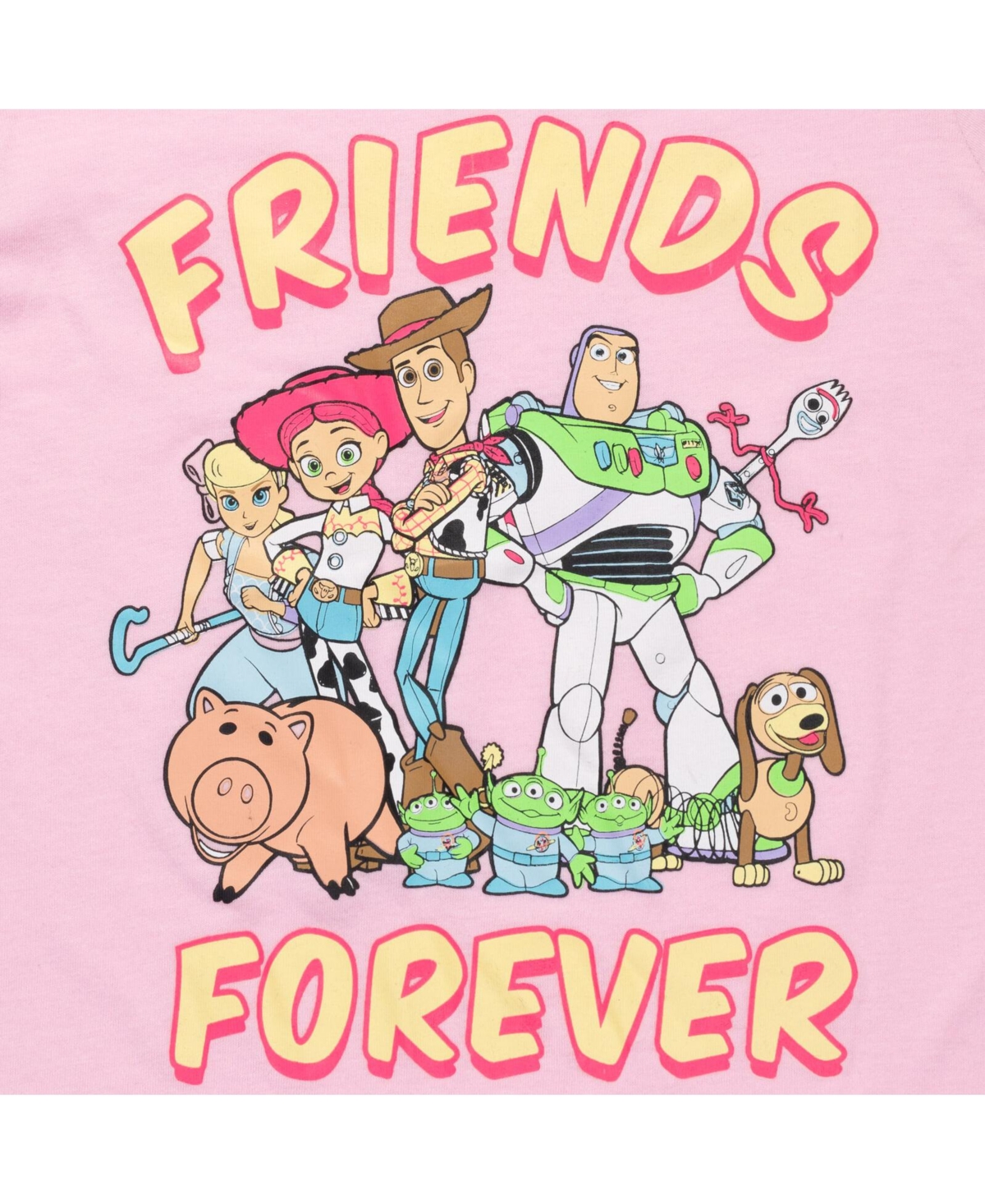 Disney Pixar Toddler Girls Disney Toy Story 3 Pack T-Shirts -white/blue