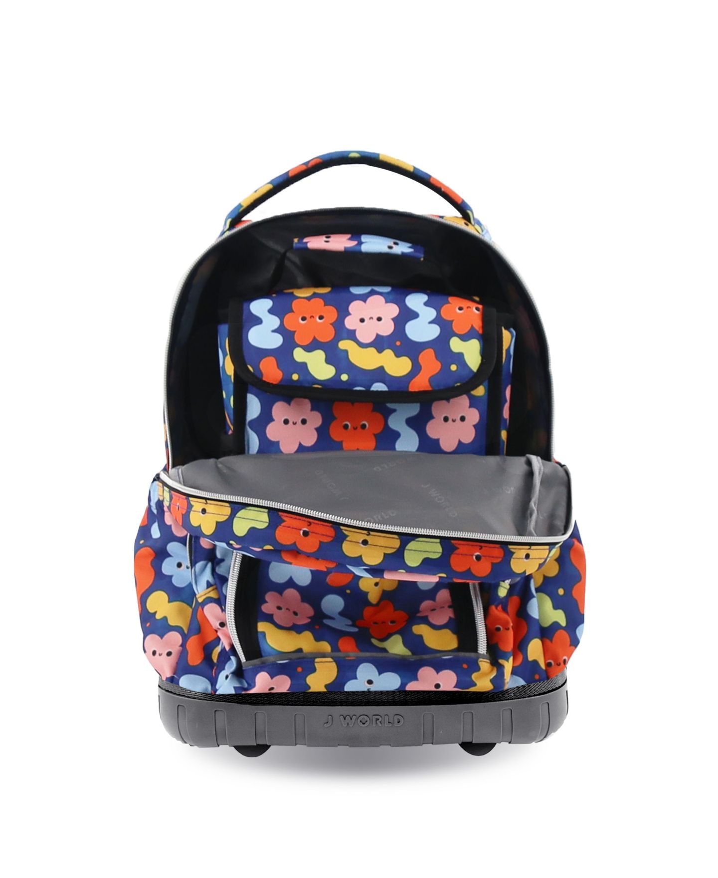 Рюкзак J World Boys Lollipop 16" Rolling with Insulated Lunch Bag, цвет: Облачный — фото 8