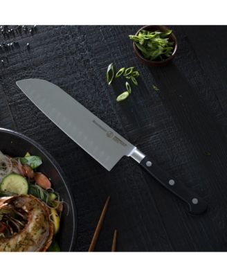 Meridian Elite Kullenschliff Santoku Knife, 7"