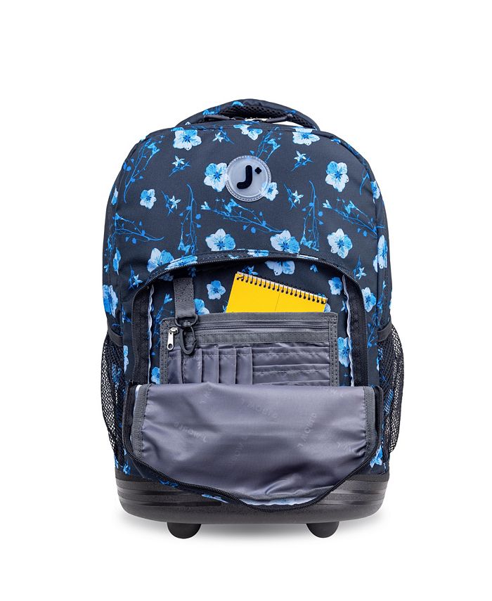 J World Sunrise 18 Kids Rolling Backpack - Blue - NO SIZE