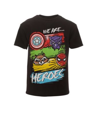 Boys Marvel 3 Pack T-Shirts