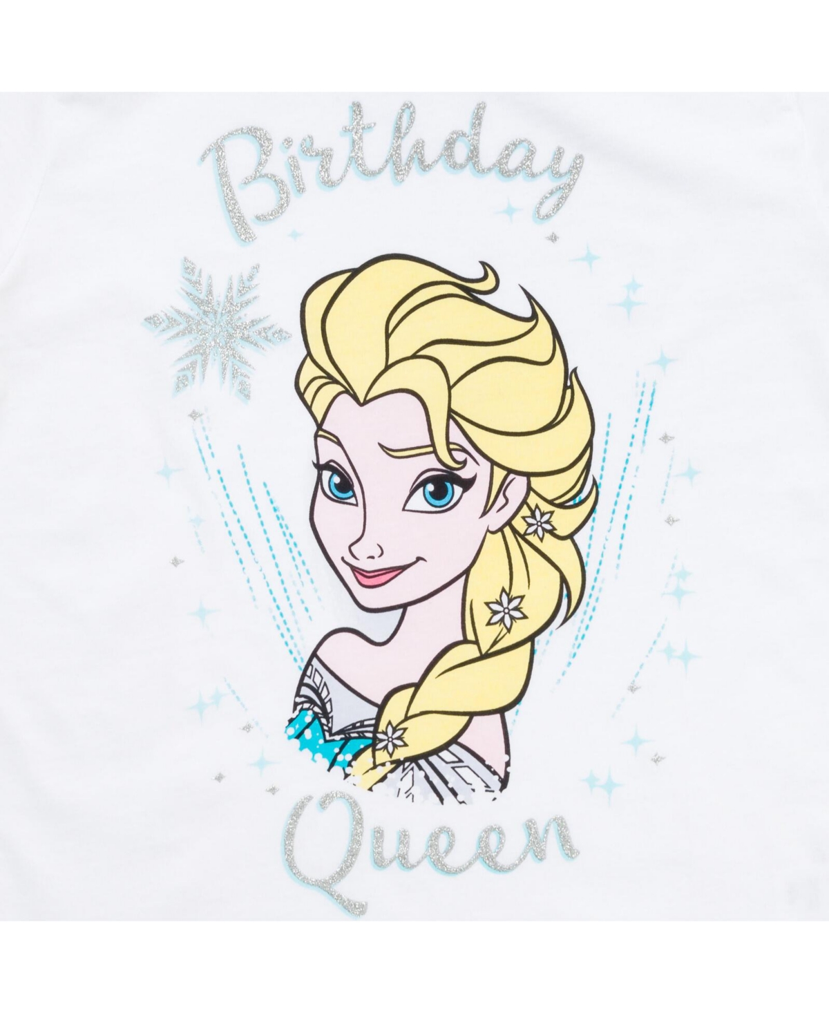 Disney Girls Junior Birthday T-Shirt to (2T - 14-16) - white