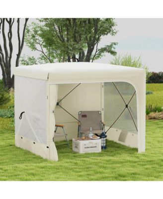 7' x 8' Pop Up Canopy Tent with Curtains, Nettings, Carry Bag