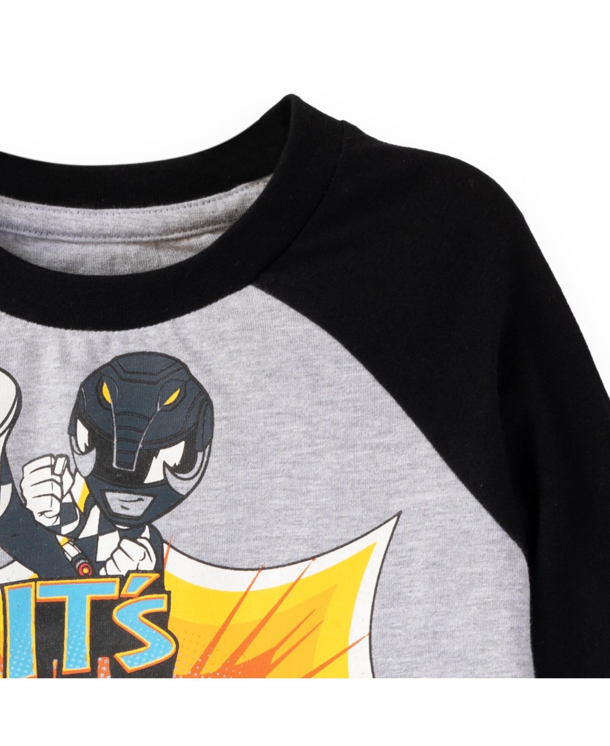 Power Rangers Toddler BoysRanger Zach Blue Ranger Megazord 2 Pack T-Shirts to - Red/gray