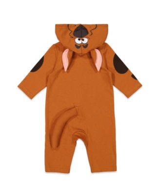 Little Boys Scooby-Doo Zip Up Cosplay Coverall Newborn to Adult (0-6 Months - 2XL