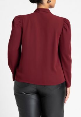 Women's Drape Front Blouse
