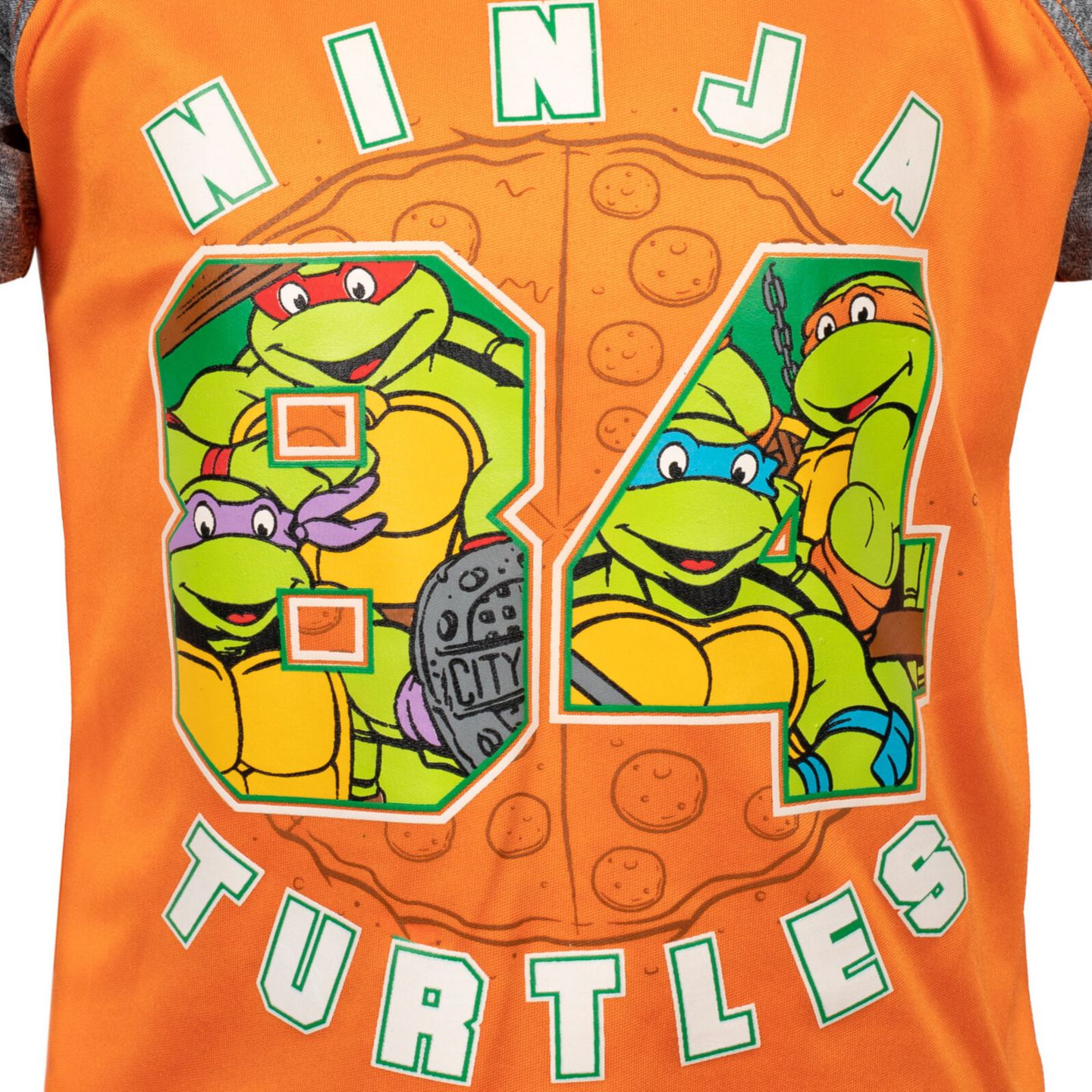 Футболки Teenage Mutant Ninja Turtles 3 Pack Athletic для мальчиков, цвет: Оранжевый чёрный зелёный — фото 3