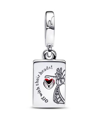 Sterling Silver Disney Villains Queen of Hearts Double Dangle Charm