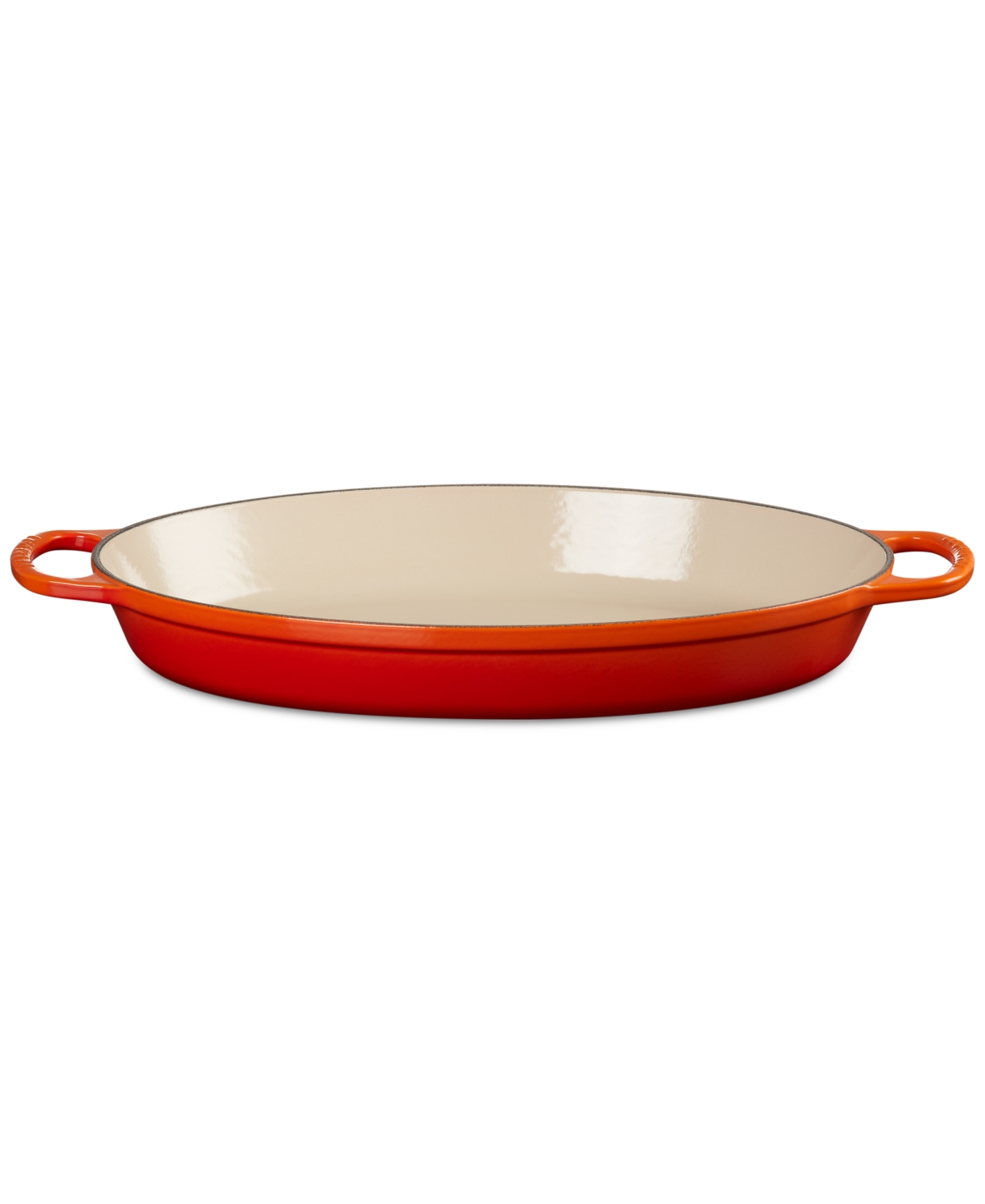 Le Creuset Signature 3 Quart Enameled Cast Iron Oval Baker In Flame