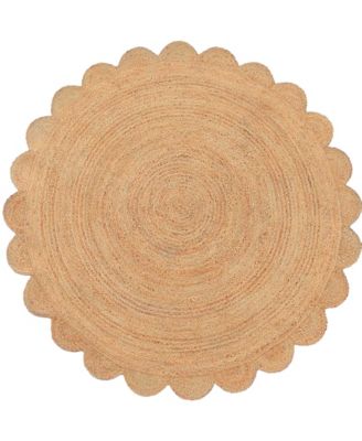 Liora Manne Java Scalloped Edge Rug Collection In Camel