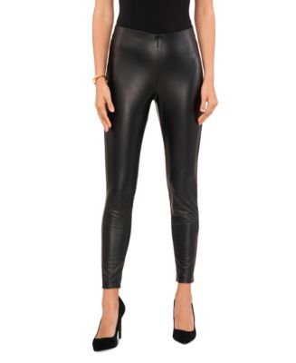 Vince Camuto Faux-Leather Skinny Pants - Macy's