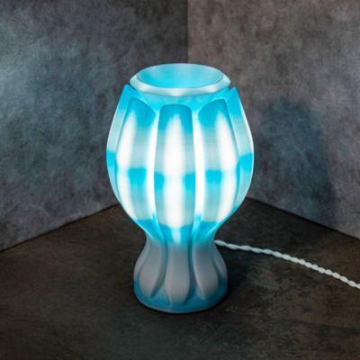 Flower Tropical Coastal Plant-Based PLA 3D Printed Dimmable LED Table Lamp