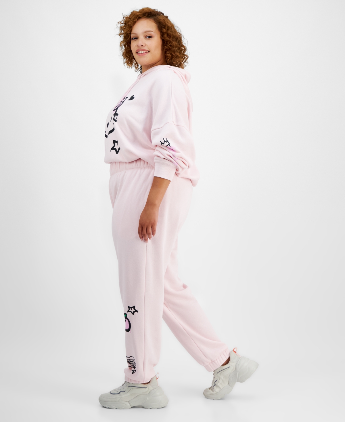 Grayson Threads, The Label Trendy Plus Size Hello Kitty Joggers