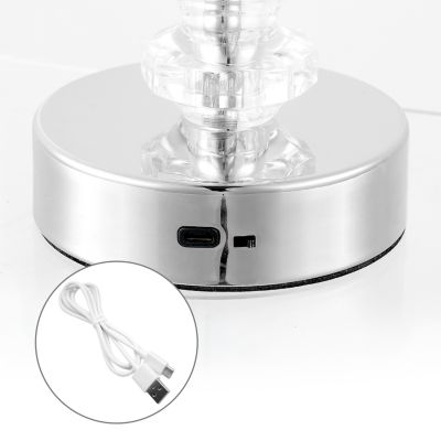 Lillian Bohemian Classic Acrylic Rechargeable Integrated LED Table Lamp