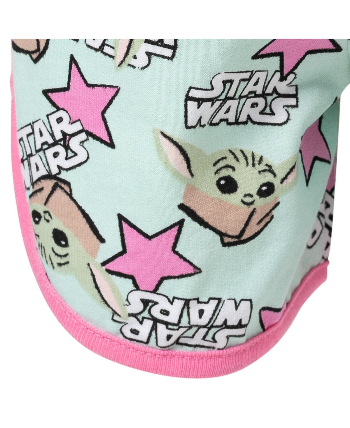 Starwars Little Girls Star Wars The Mandalorian The French Terry T-Shirt and Shorts Outfit Set to -/ pink