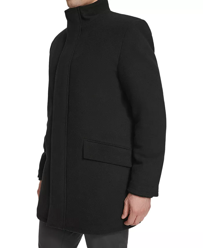 Men's Full-Zip Stand-Collar Car Coat - thumbnail 8