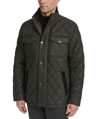 Men's Quilted Stand-Collar Jacket