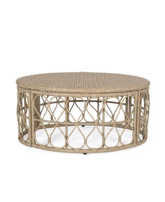 Stunning Woven Wicker Coffee Table for Outdoor Decor