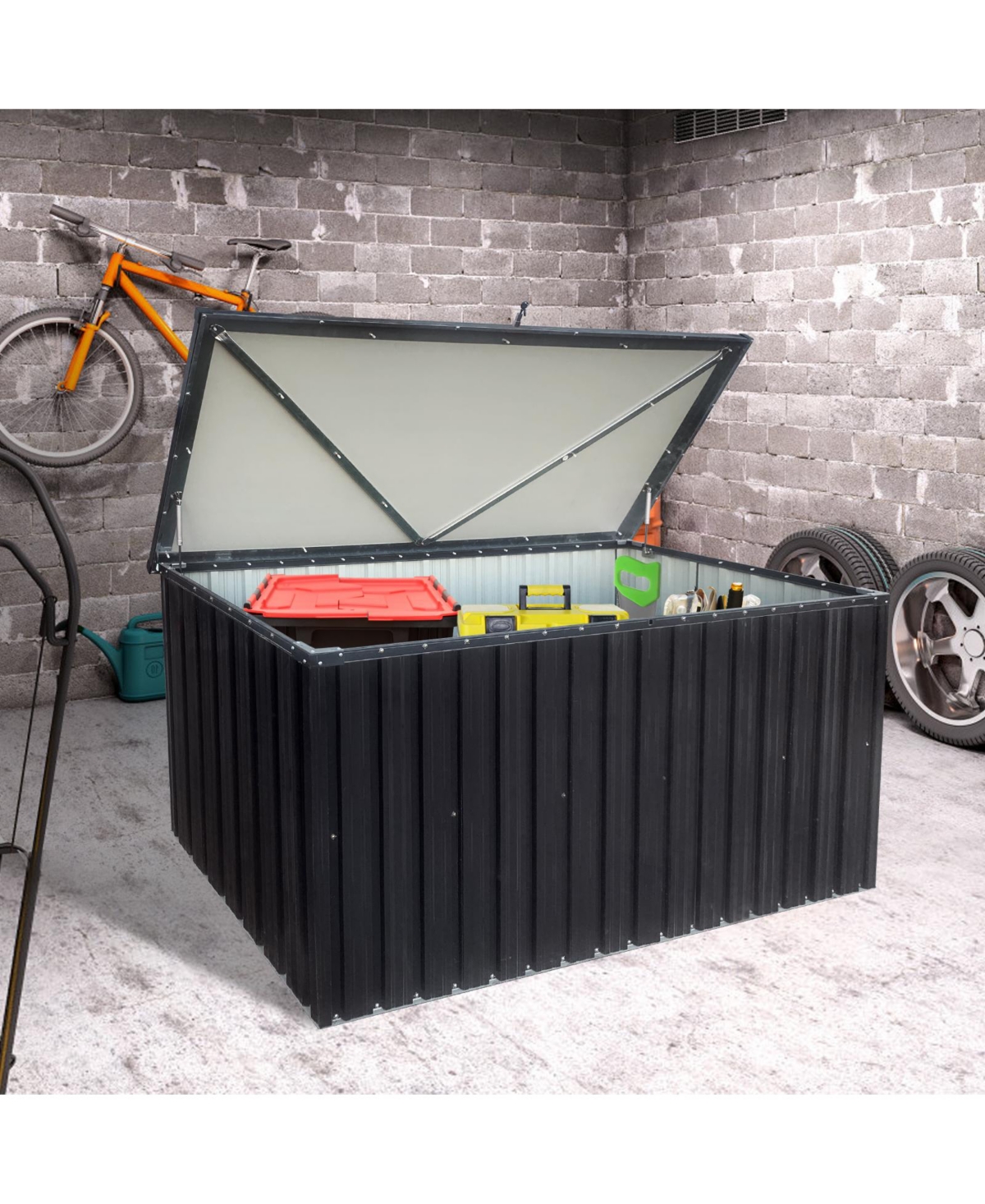 Streamdale Furniture Metal Storage Box Store Large Out Door Use