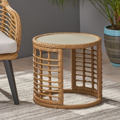 Streamdale Stylish Side Table for Refreshing Summer Drinks