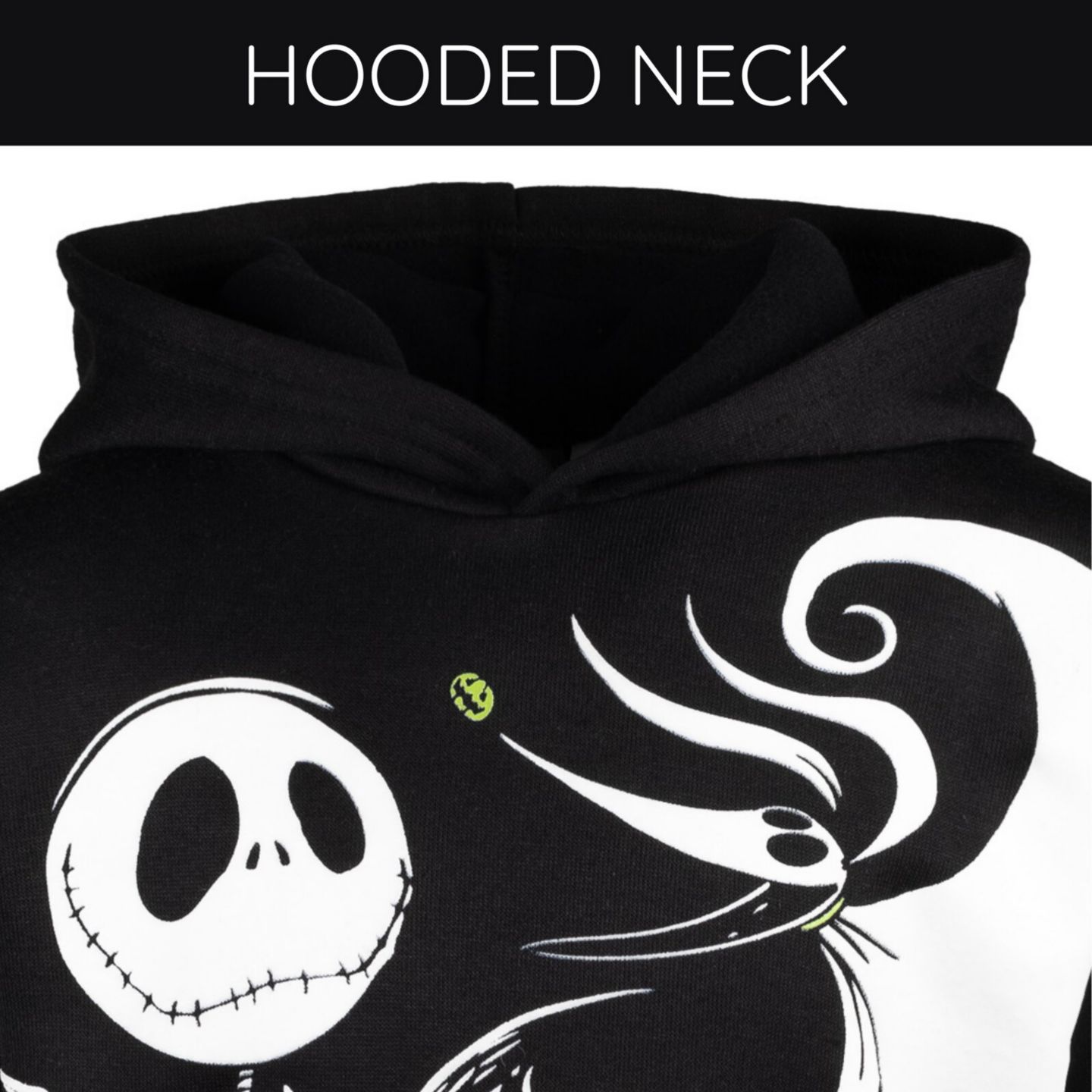 Комплект Nightmare Before Christmas Fleece 2-Piece Hoodie and Joggers Set для мальчиков, цвет: Чёрный — фото 5