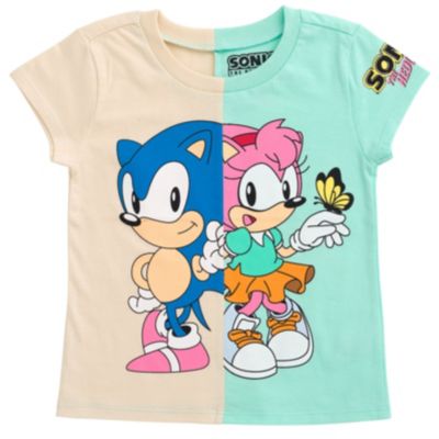 Toddler Girls Sonic the Hedgehog Rosy The Rascal 2 Pack T-Shirts to