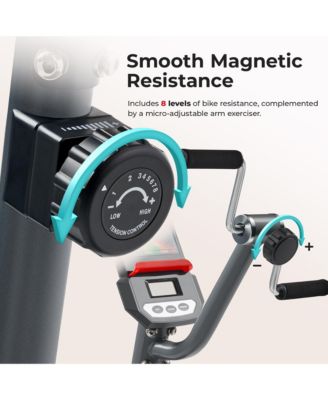 Smart Magnetic Recumbent Bike with Hand Cycle