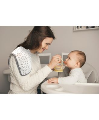 Baby Burp Cloths - 7 Pack Triple Layered - Top and Bottom 100% Cotton and Middle Layer 100% Polyester Fleece - Absorbent Burping Cloth Extra Absorbent Baby Burp Cloth Extra Soft for Girls