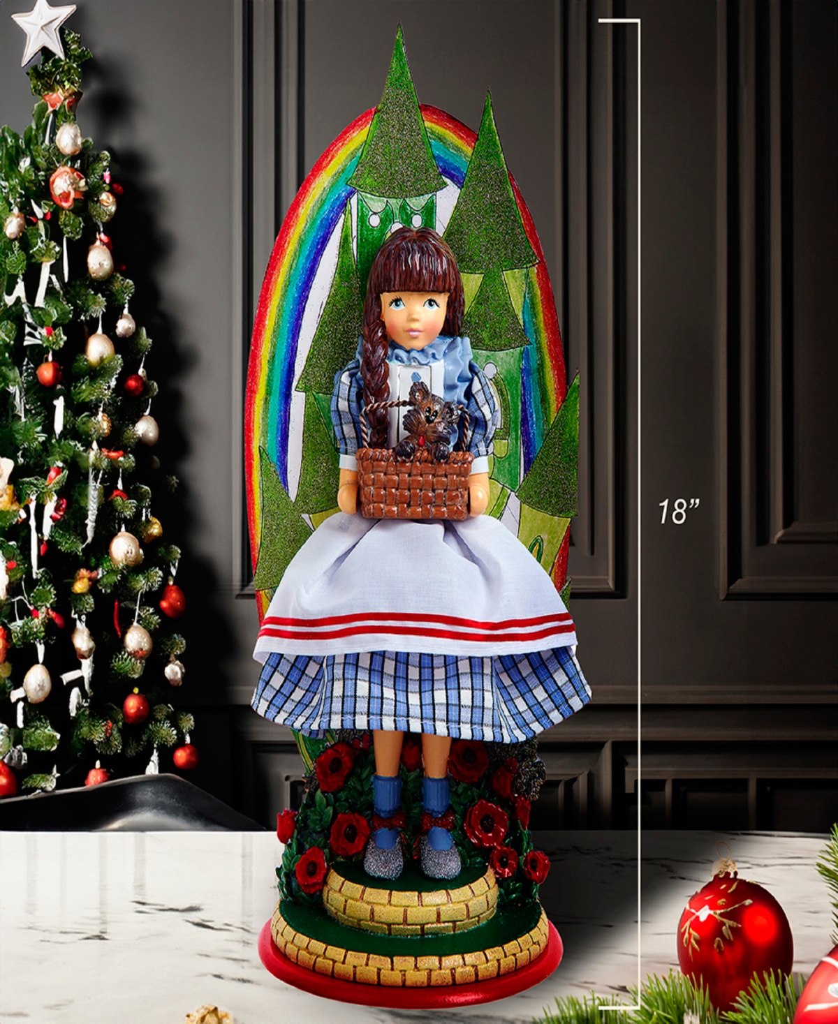 Kurt Adler 18-inch Hollywood Dorothy Nutcracker In Multicolored