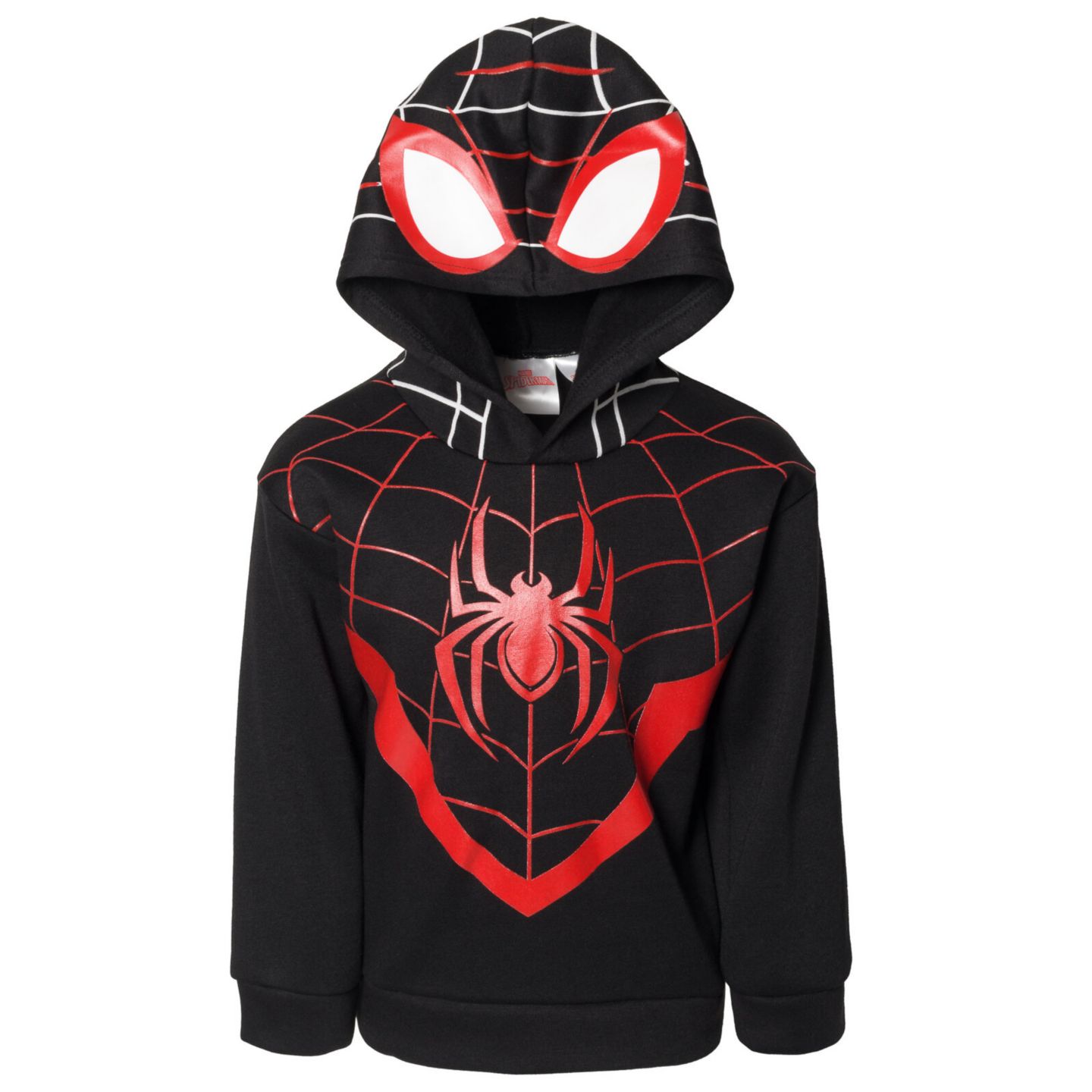 Детский комплект Spider-Man Marvel Avengers: флисовое худи и брюки для мальчиков, цвет: Miles Morales — фото 6