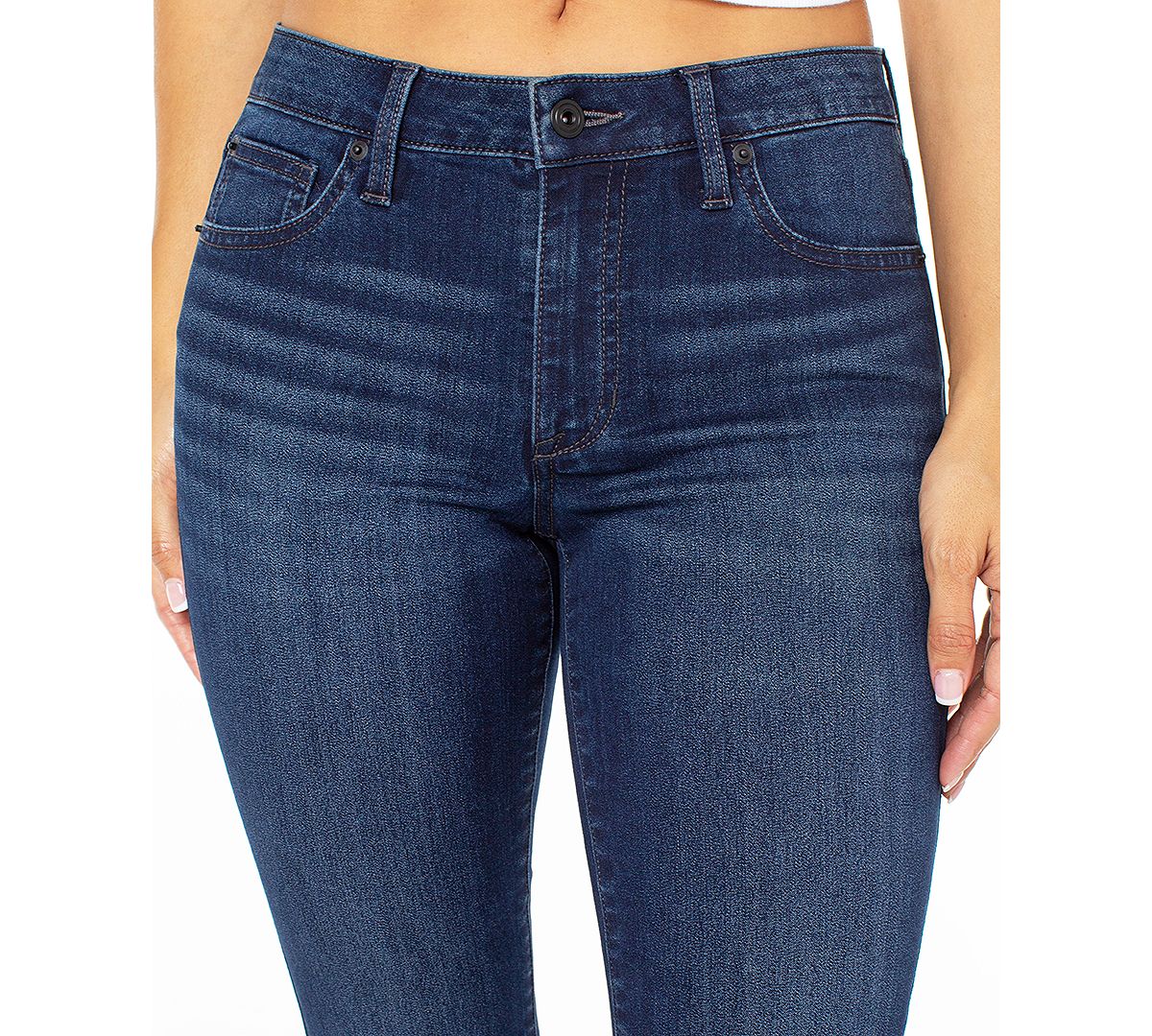 Celebrity Pink Juniors' Mid Rise Skinny Ankle Jeans view 5 — MAYCSS fashion products