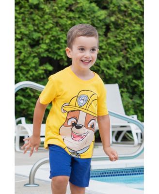 Toddler Boys Chase Marshall Rubble Rocky 4 Pack Graphic T-Shirts