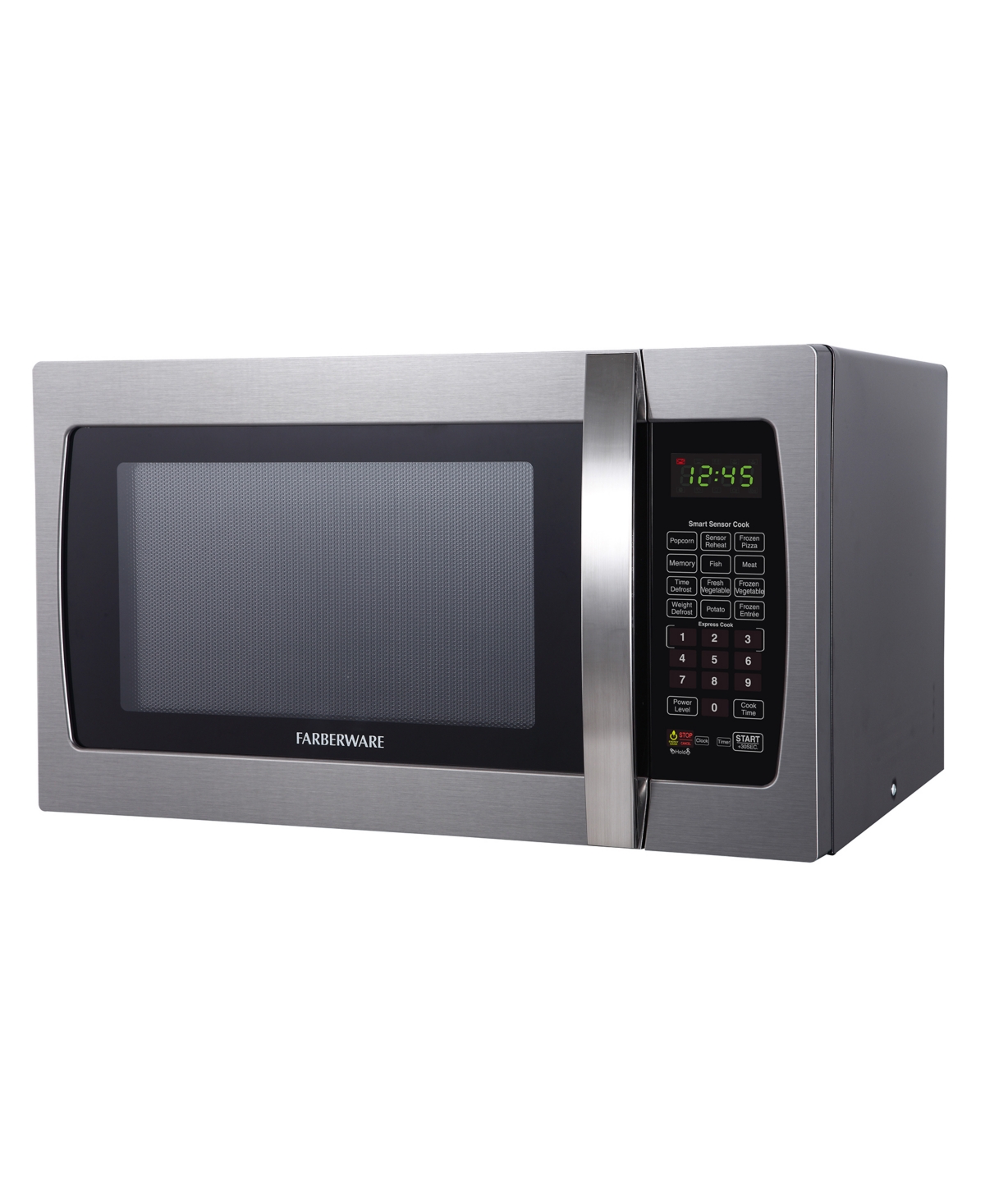 Farberware 1.3 Cu. Ft. Professional 1100-watt Microwave Oven With Sensor, Fmo13ahtbki In Silver