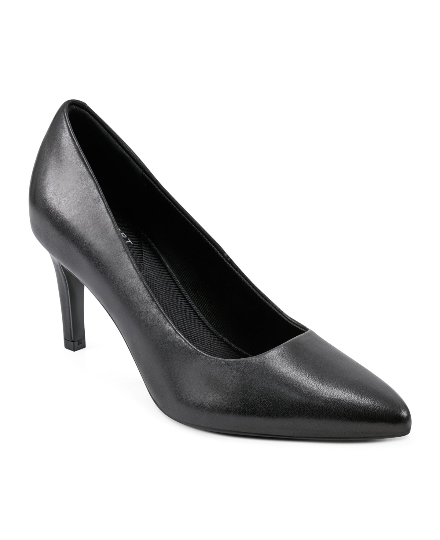 Женские туфли Rockport Juliet Total Motion Dress Pumps, цвет: Чёрный кожаный — фото 1