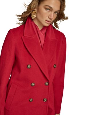 Women's Double-Breasted Reefer Coat