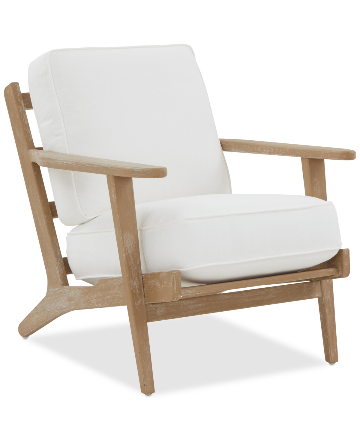 Macy's Keiffer 28" Accent Chair, Created For  In Lily White