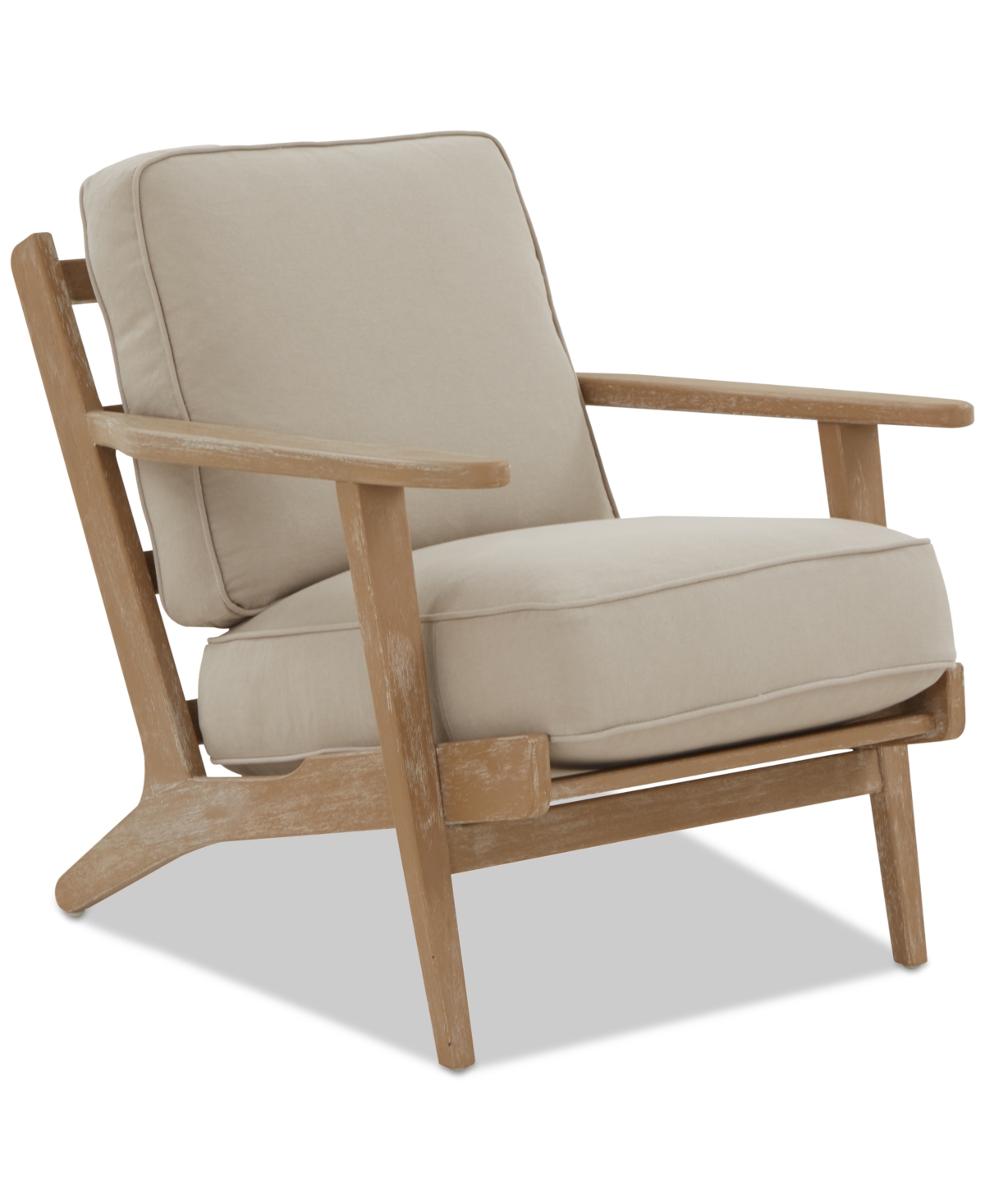 Macy's Keiffer 28" Accent Chair, Created For  In Lily Fog