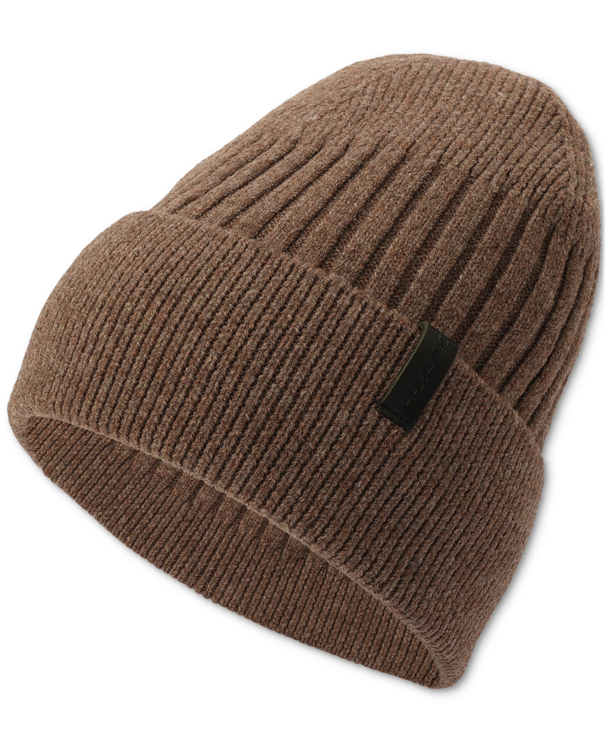 Men's Mixed Stitch Beanie In Truffle