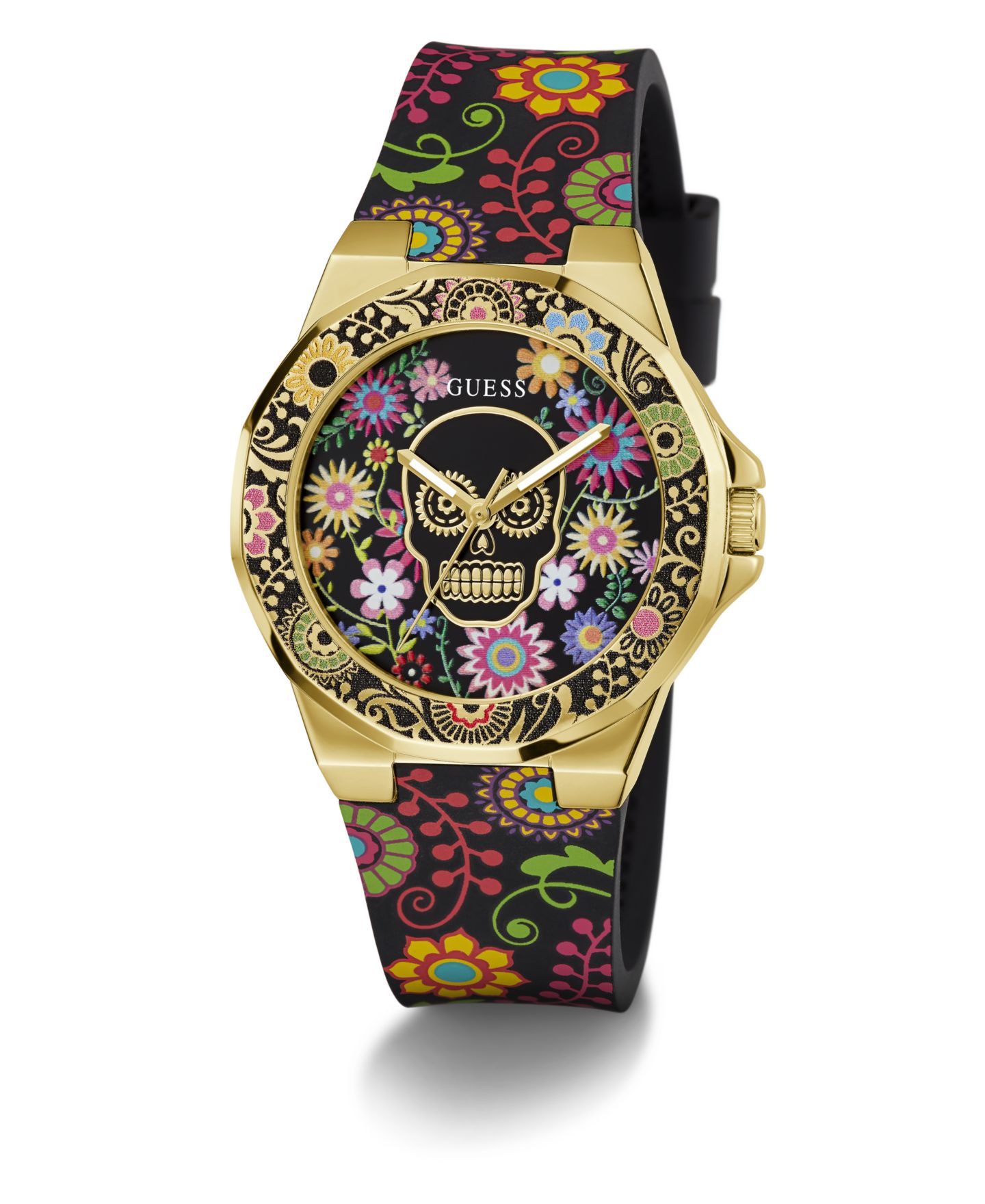 Женские часы GUESS Analog Black Silicone 38mm — фото 5