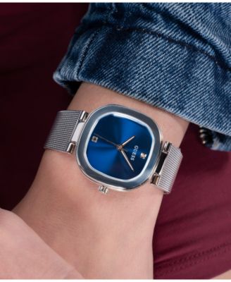 Women's Analog Silver Mesh Watch 32mm